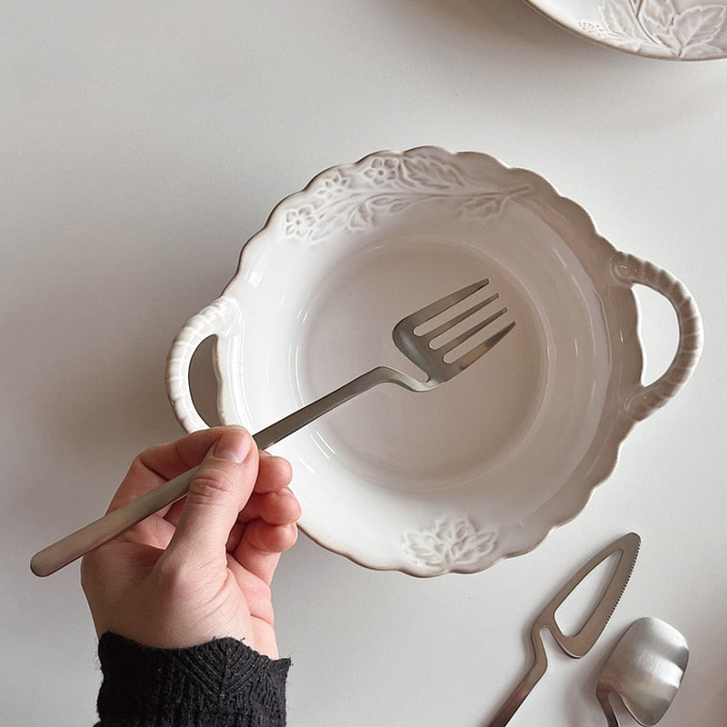 Stainless Steel Fork Spoon and Knife Set Reusable Cutlery