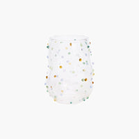 Sugar Coated Confetti Handmade Glass Graphic Organic shape colored cocktail glass