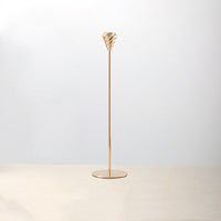 Swirl Metal Vintage Candle Holder Set