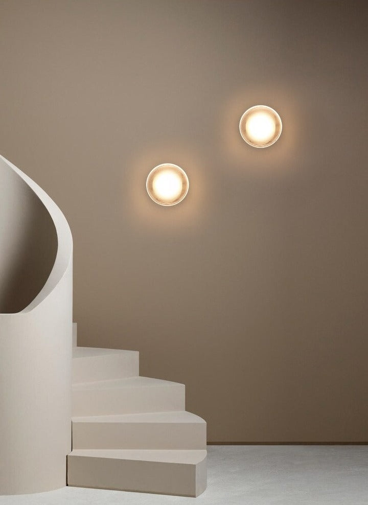 LED Wall Lamp Glass and Aluminum Light Plexy glass designer wall lamp modern