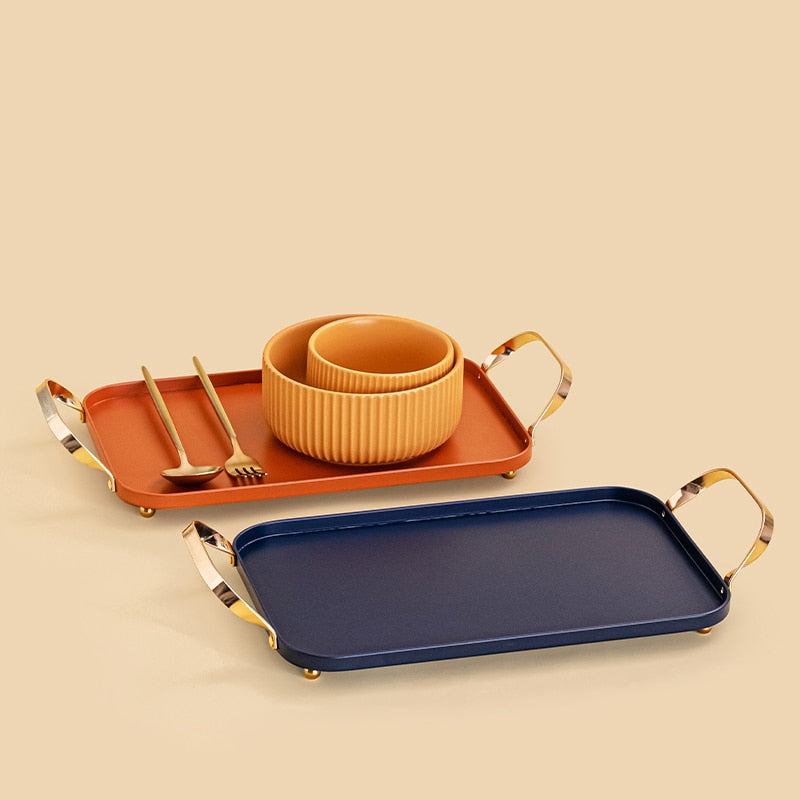 Solid Color Metal Tray