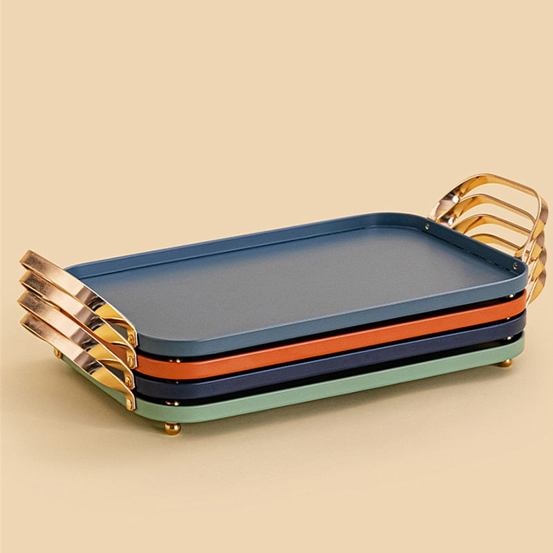 Solid Color Metal Tray