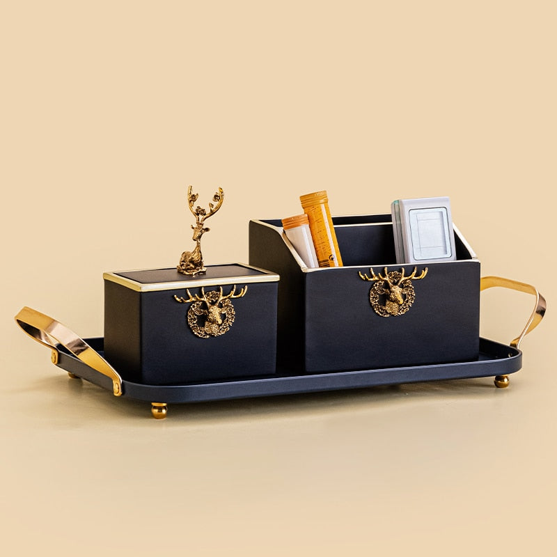 Solid Color Metal Tray