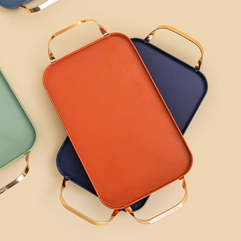 Solid Color Metal Tray
