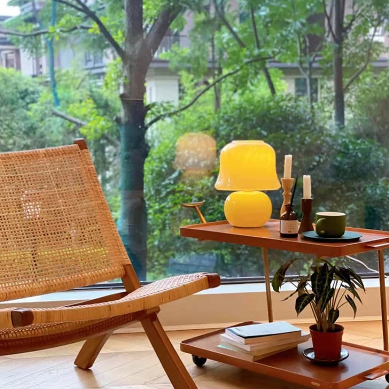 Modern Glass Led Lamp for Living Room Table Decoration
