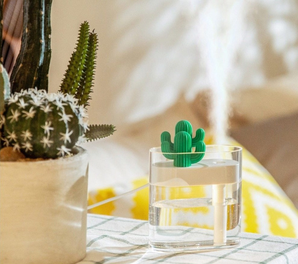 humidifier succulents Ultrasonic Cactus Essential Oil Aroma Diffuser – Letifly Lights & Decor