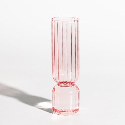 cylinder Color Stained Glass Tabletop Vase