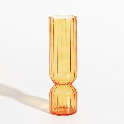 cylinder Color Stained Glass Tabletop Vase