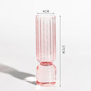 cylinder Color Stained Glass Tabletop Vase
