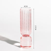 cylinder Color Stained Glass Tabletop Vase