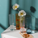 cylinder Color Stained Glass Tabletop Vase