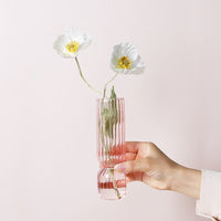 cylinder Color Stained Glass Tabletop Vase