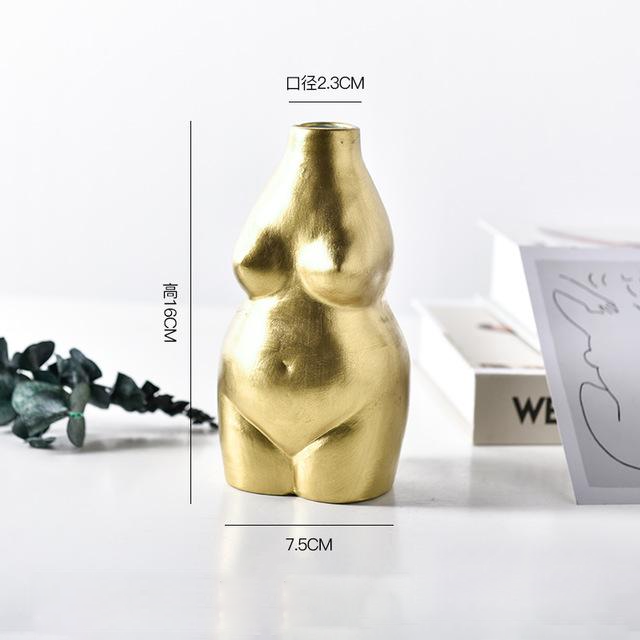 Venus Ceramic Porcelain Accent Vase
