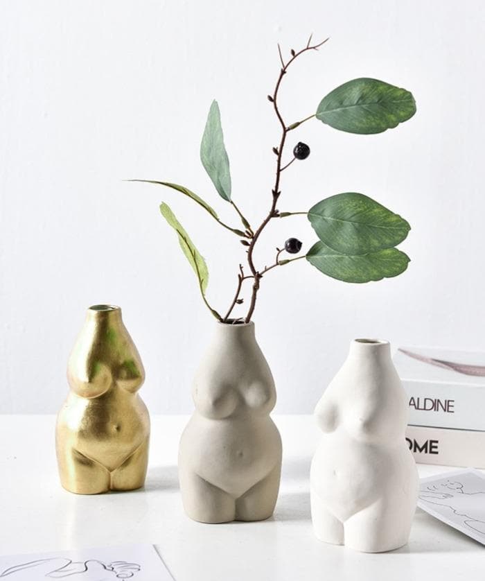 Venus Ceramic Porcelain Flower Vase Statue Ornament