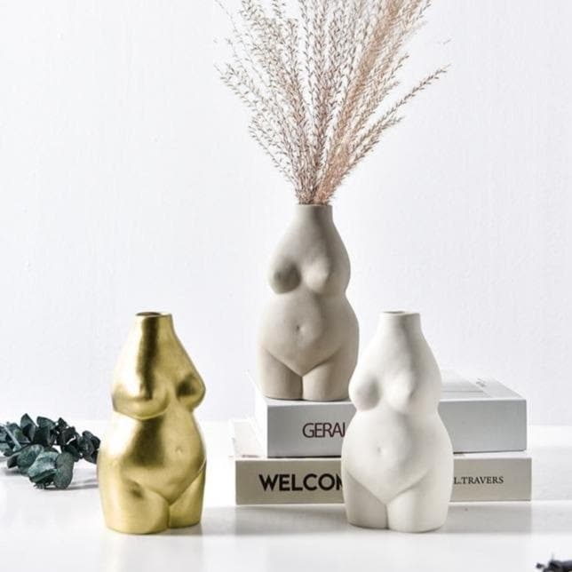 Venus Ceramic Porcelain Flower Vase Statue Ornament