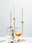Vintage Colored Metal Candle Holder