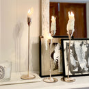 Vintage Colored Metal Candle Holder
