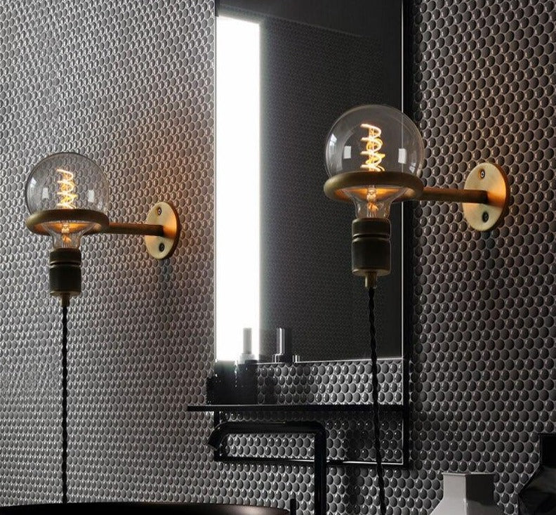 Ring Warm Light Copper Wall Lamp