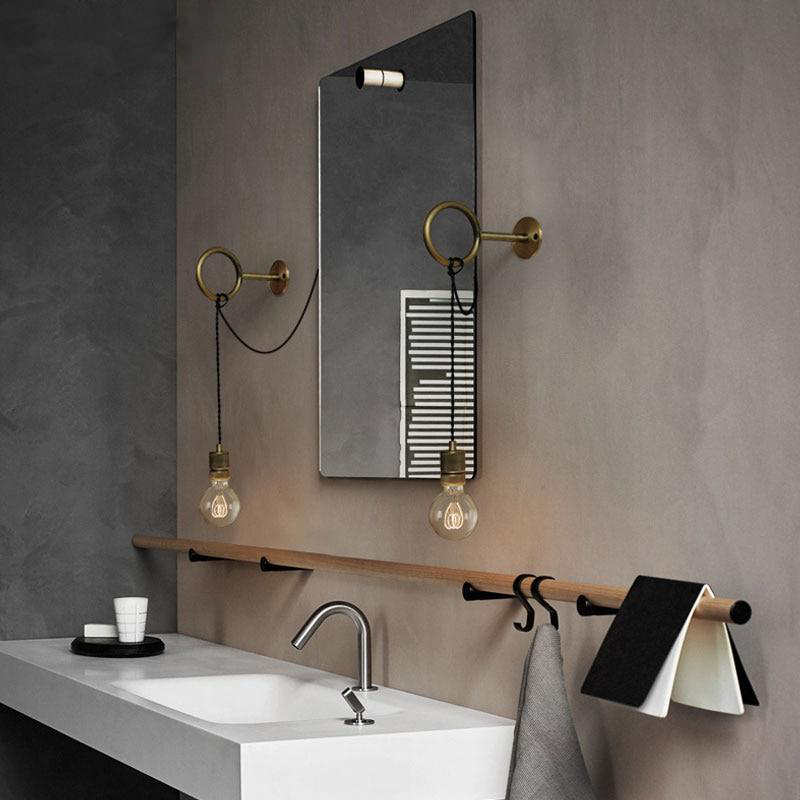Ring Warm Light Copper Wall Lamp