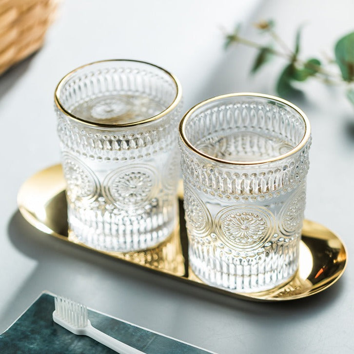 Glass Mug Bathroom Tooth Cup
