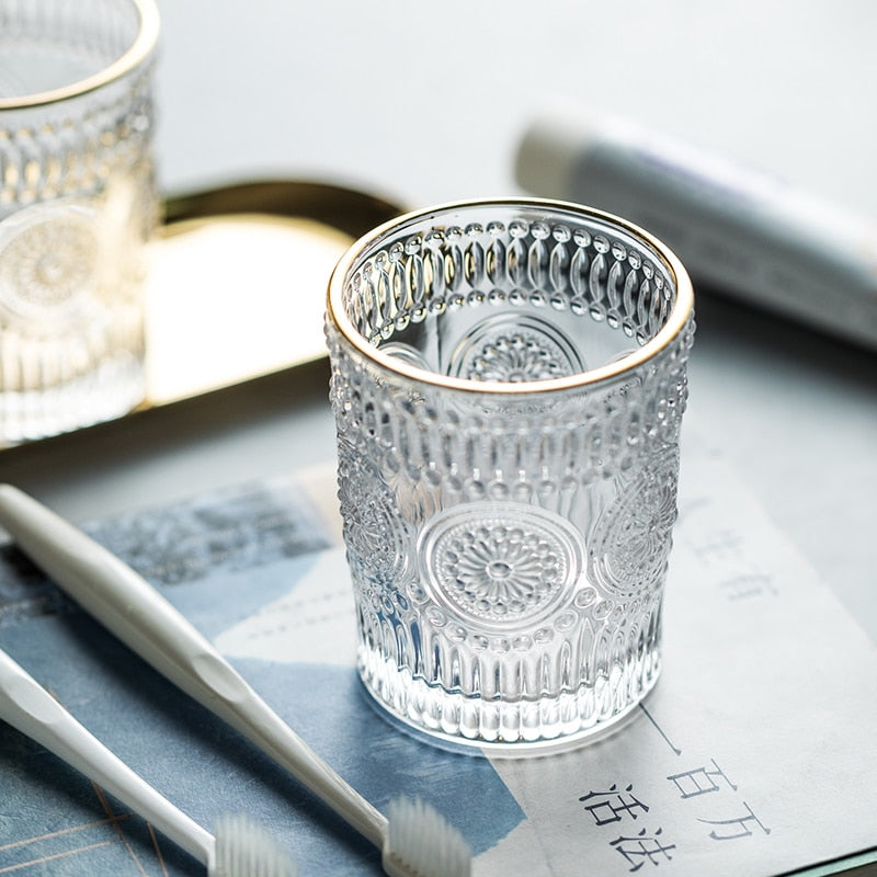 Glass Mug Bathroom Tooth Cup