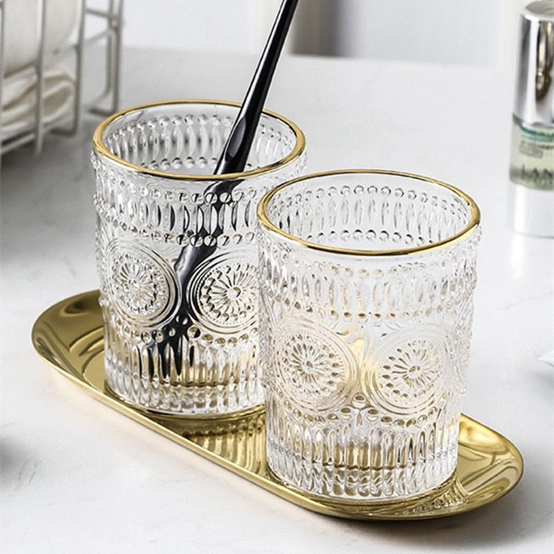 Glass Mug Bathroom Tooth Cup