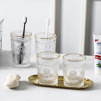 Glass Mug Bathroom Tooth Cup