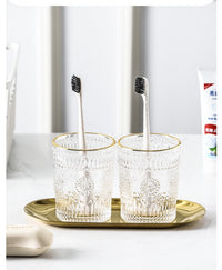 Glass Mug Bathroom Tooth Cup