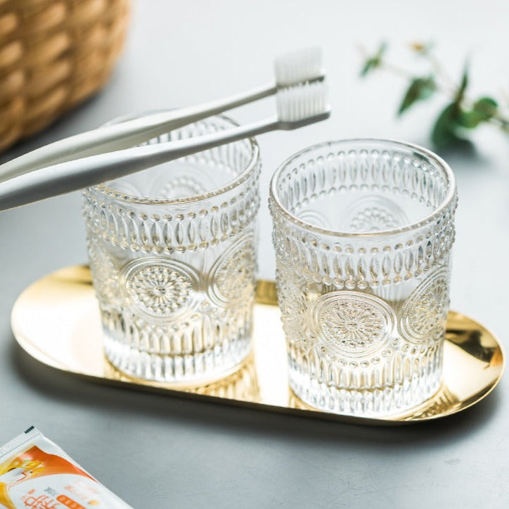 Glass Mug Bathroom Tooth Cup