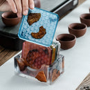 Square Colorful Encased Pine Textured Coaster