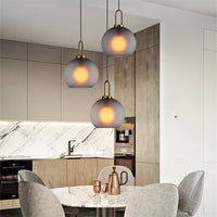 Glass Ball Hanging Lamp