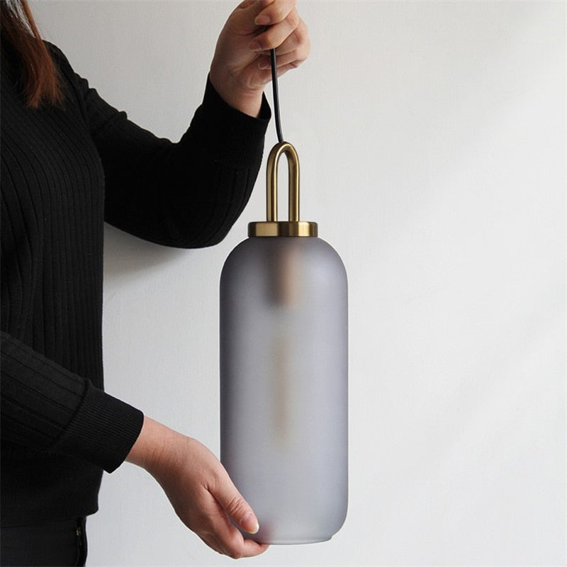 Glass Ball Hanging Lamp