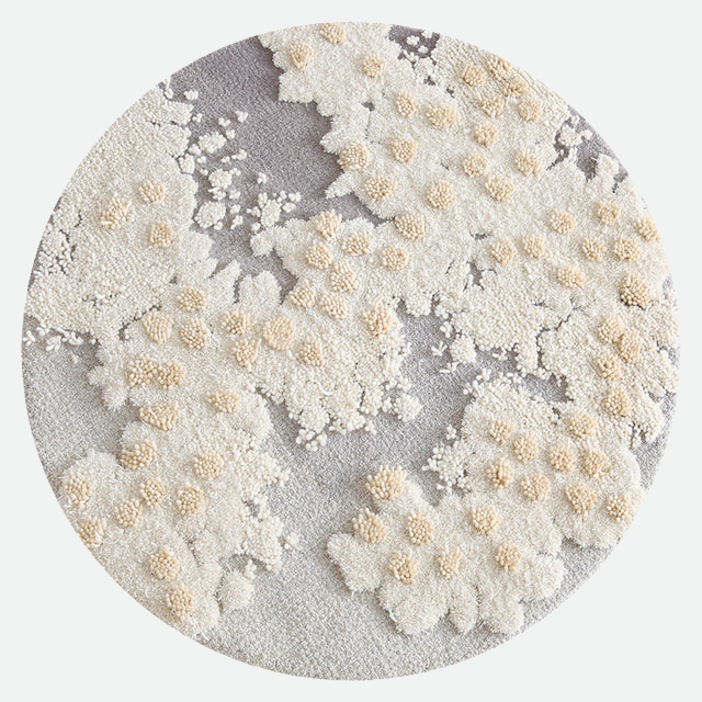Subtle Abstract Pattern On Rug Zeta Abstract Scenic Pattern Wool Rug – Letifly Lights & Decor