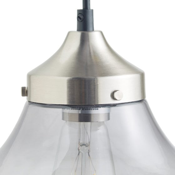 Elm Bell Shaped Glass Pendant Lamp