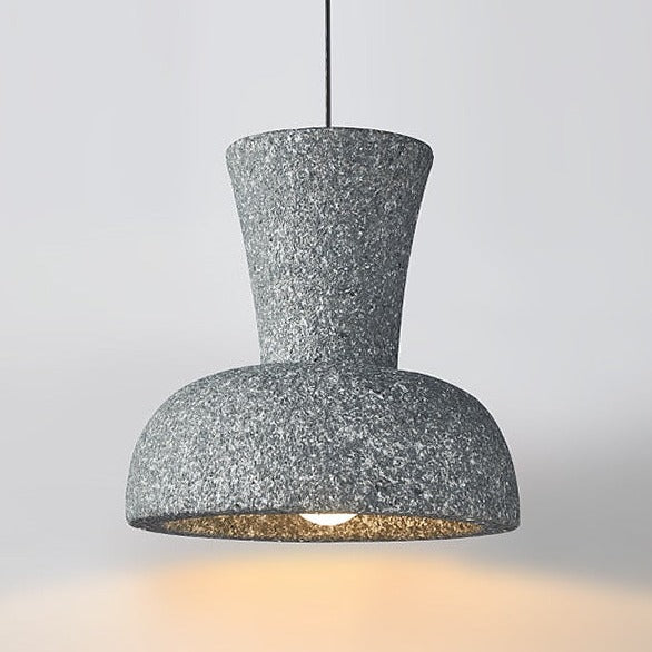 Gray Colored Polystyrene Material Pendant Lamp 