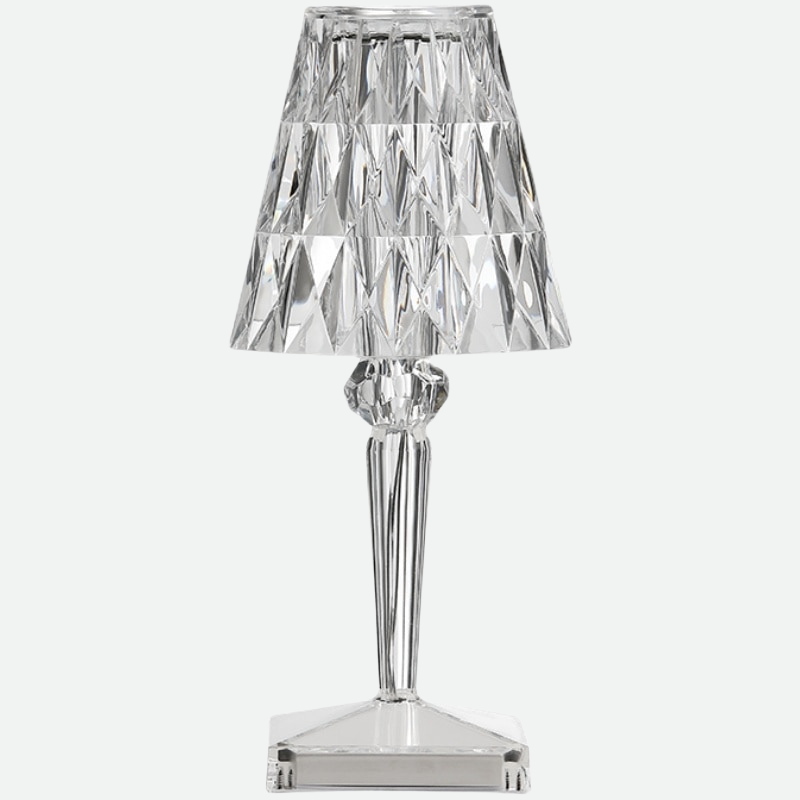 Round Crystal Desk Lamp