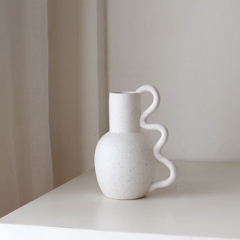 Coraline Organic Shape Ceramic Vase