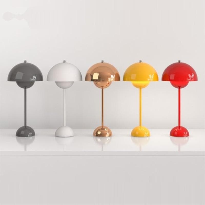 tradition colorful Flowerpot Lacquered Metal Lamps 