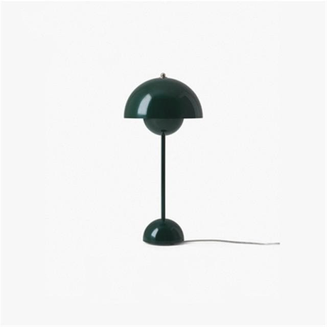 Black Flowerpot Lacquered Metal Lamp &tradition 