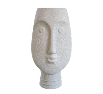 natural Face Ceramic Vase