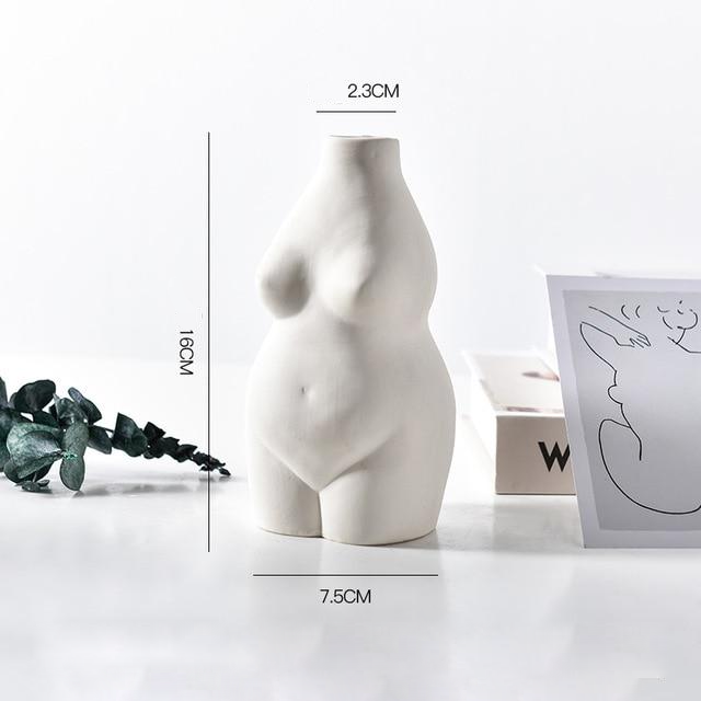Venus Ceramic Porcelain Accent Vase