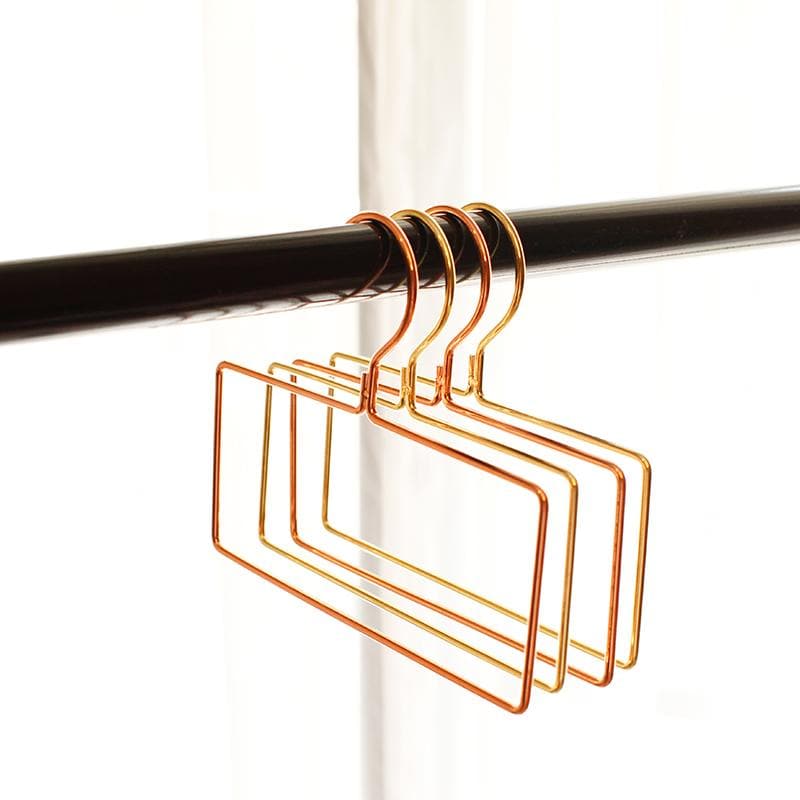 rectangle metal iron gold hangers