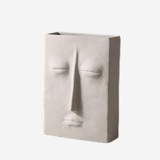 rectangle face ceramic vase
