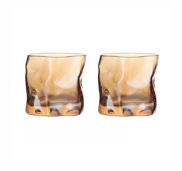amber Whisky glass