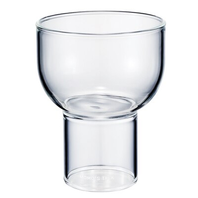 round clear glass cups