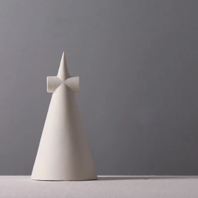 abstract ceramic enamel desktop sculpture figurine