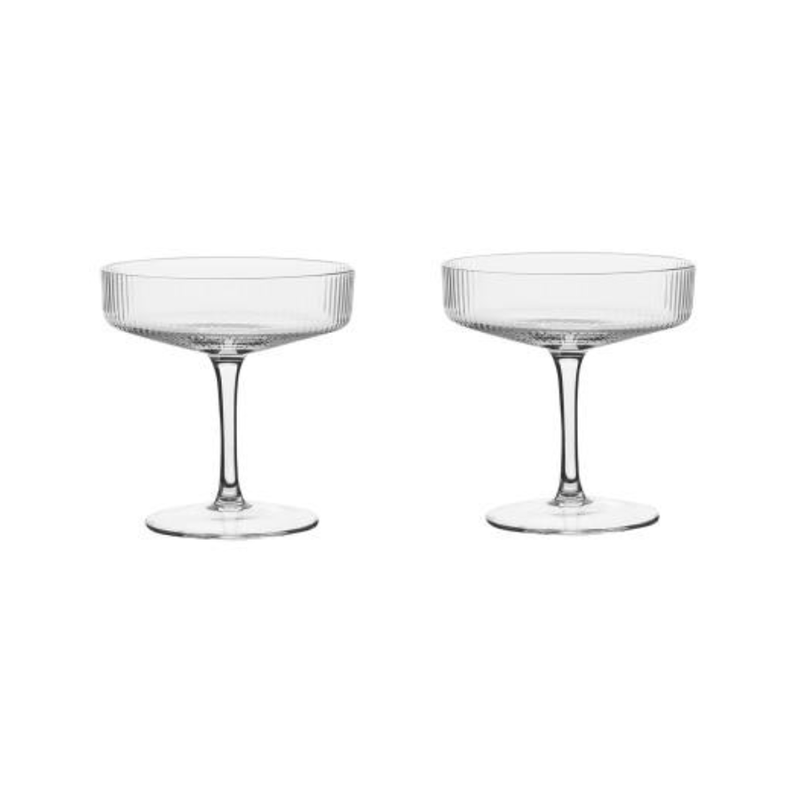 Mr. Ripley Textured Champagne & Cocktail Glass