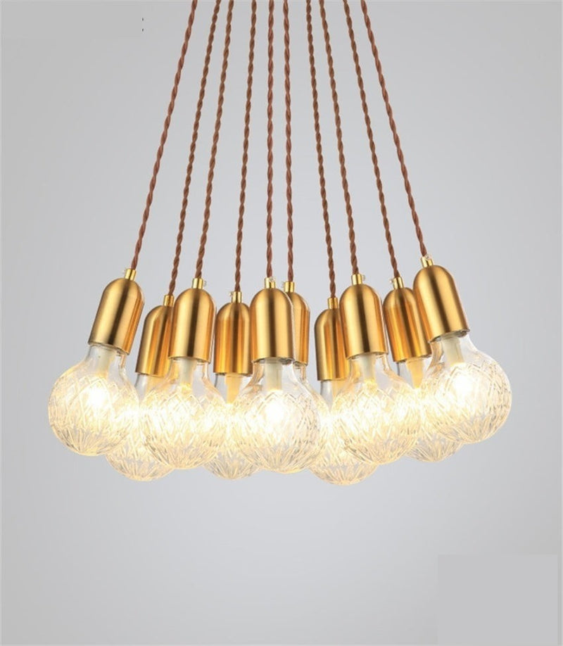 Home Lighting Crystal Pendant Light Led Hanging Lamp for Kitchen Home 