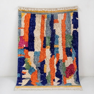 colorful Moroccan Style Area Rug
