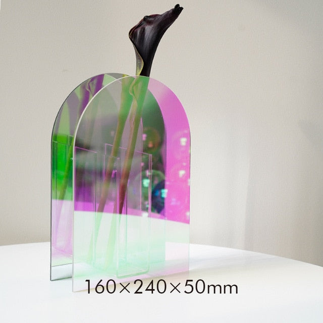Prism Light Acrylic Vase